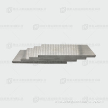 Tungsten alloy blank plate